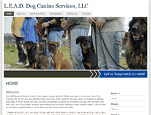 Tablet Screenshot of leaddognh.com